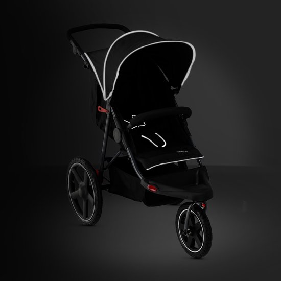 Mooiys Cruze Jogger - Hardloop Kinderwagen - Inklapbaar - Zwart — afbeelding 5