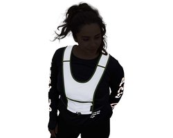 GOFLUO - Reflecterend hesje Pace - Veiligheidshesje - Fluo Hesje Volwassenen - L / XL - Grey reflective