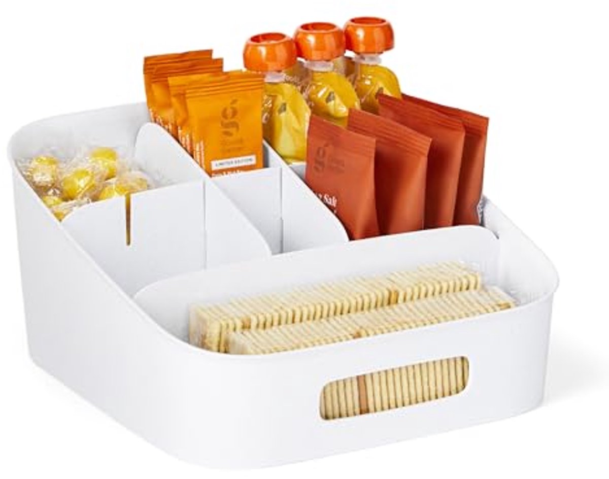 Verstelbare Snack Organizer met Compartimenten voor Kasten