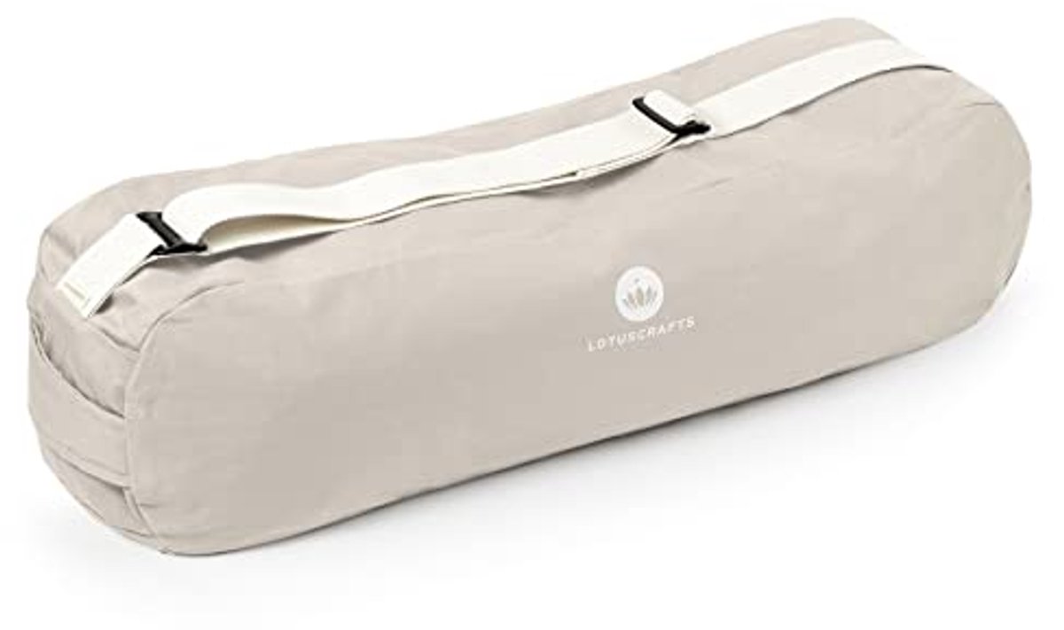 Yogatas PUNE van biologisch katoen - grote tas voor yogamatten & accessoires