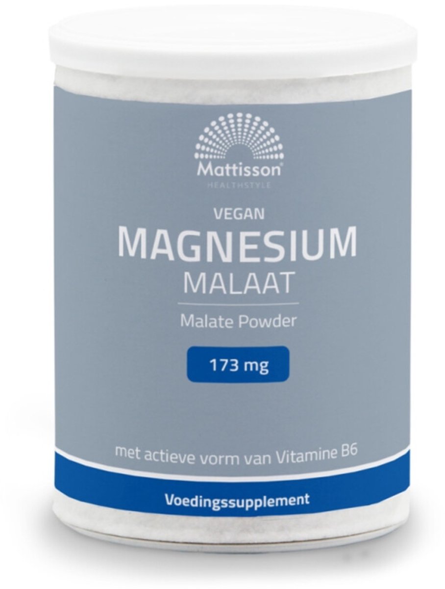 Mattisson - Magnesium Malaat Poeder - 2 x 200 gr - Voordeelverpakking