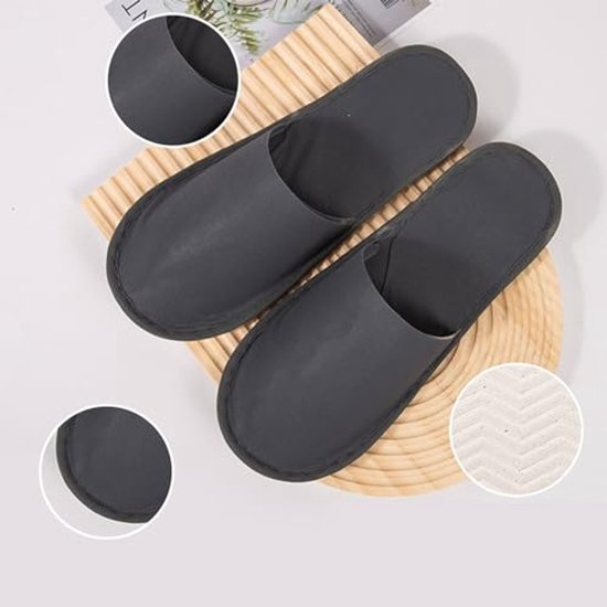 Wegwerpslippers voor Gasten – 10 Paar – Comfortabel & Hygiënisch – Ideaal voor Spa