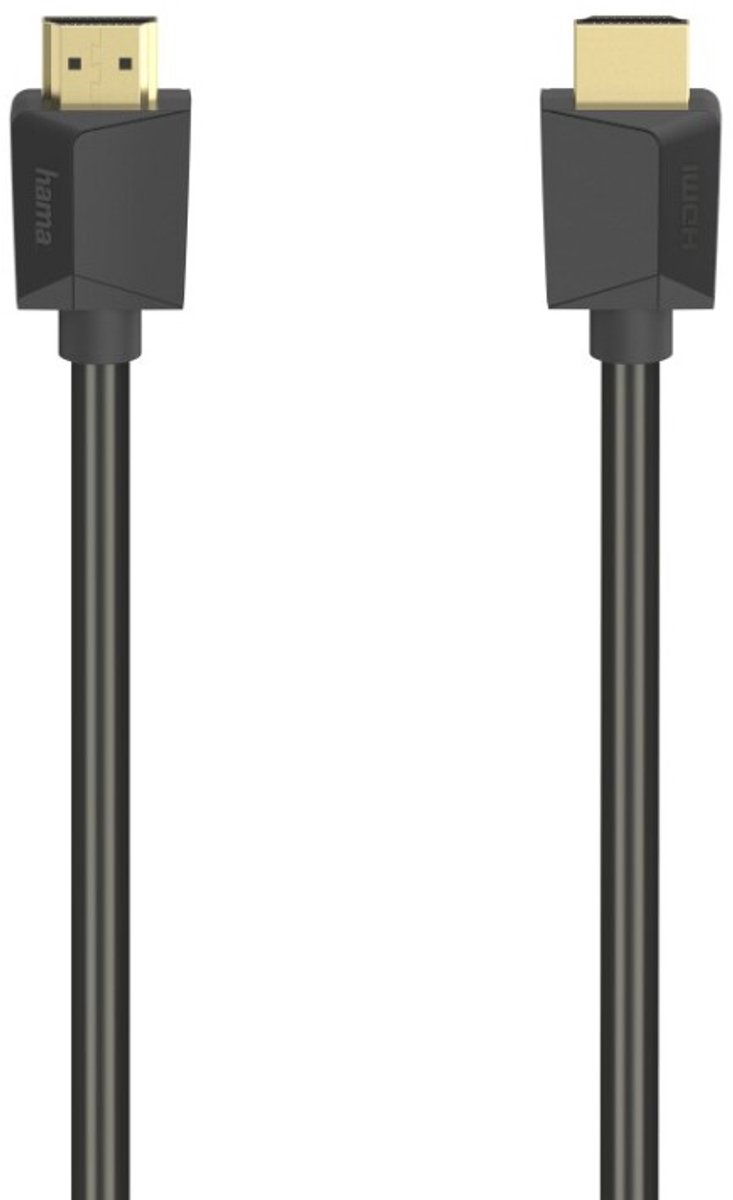 Hama HDMI Aansluitkabel 5 m 00200704 Zwart [1x HDMI-stekker - 1x HDMI-stekker]