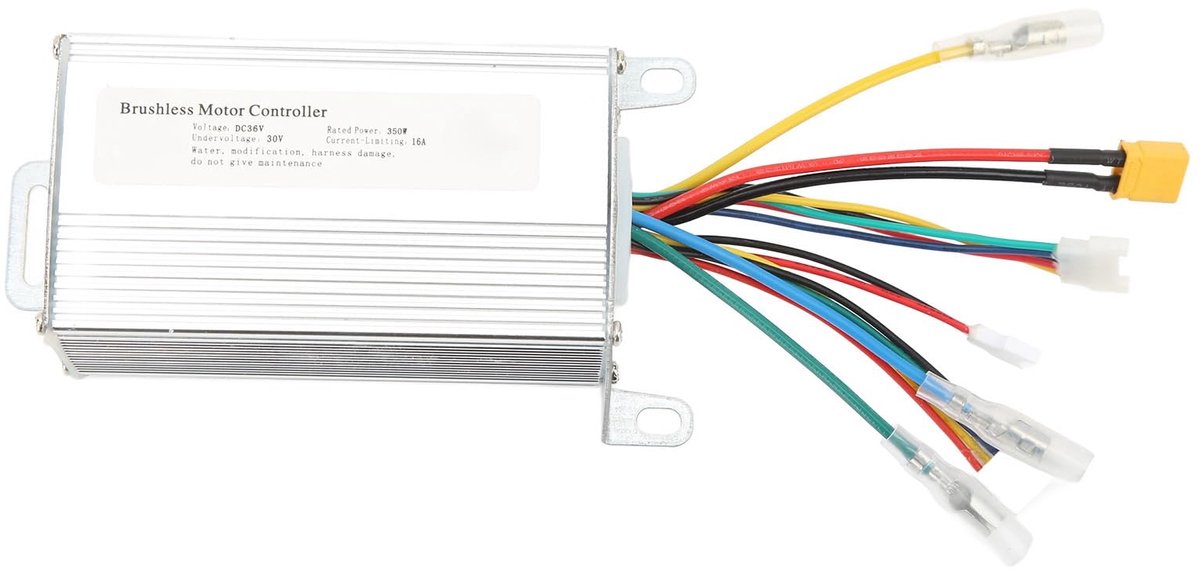 Scooter Controller 36v, Electric Scooter Controller, Aluminum Scooter Brushless Motor Controller 16A