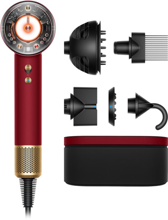 Dyson Supersonic Nural Curly+Coily Föhn - Rood/Goud - Dyson - €429,00