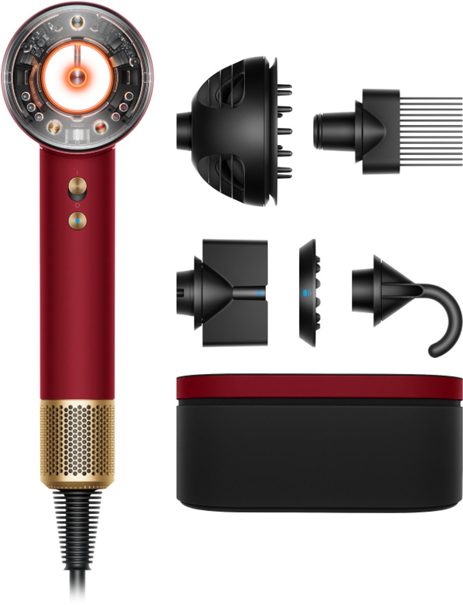 Dyson Supersonic Nural Red Velvet/Goud