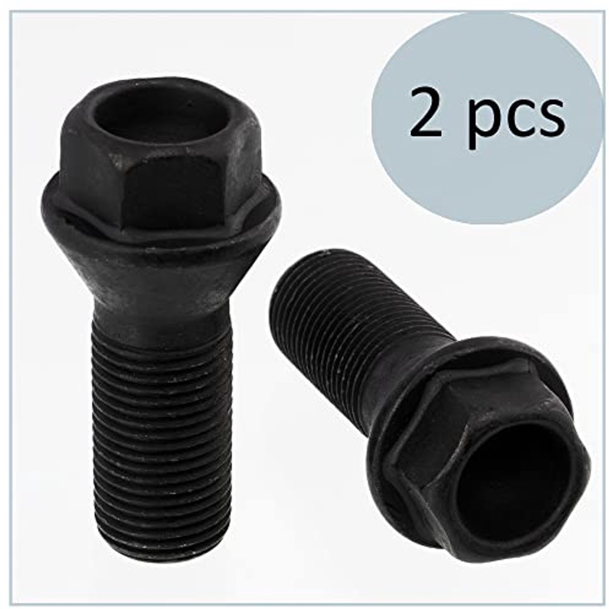 C66674 - Set van 2 Wielbouten M14x1.25 mm - Gegalvaniseerd Staal - Compatibel met BMW, Mini, Alpina