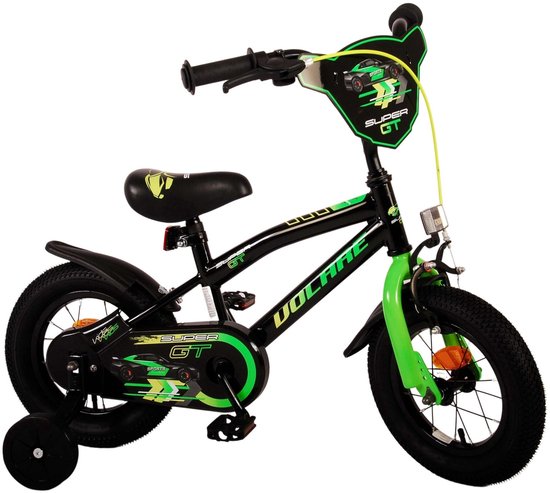 Volare Super GT Kinderfiets - Jongens - 12 inch - Groen van Volare — afbeelding 2