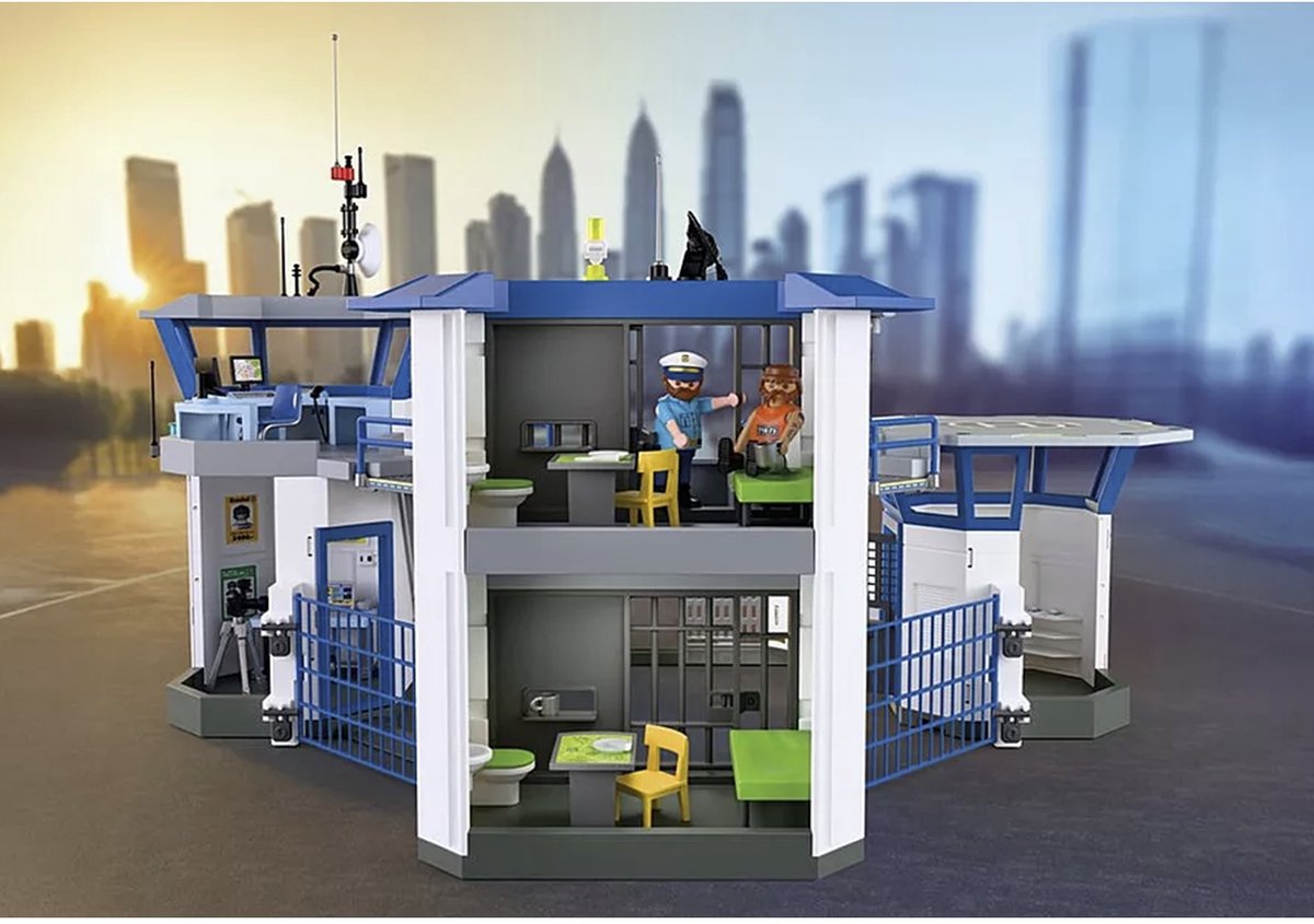 PLAYMOBIL Action Heroes - Politiecommandocentrum - Politiestuk speelgoed - Met speelfiguren & accessoires - 71873 — afbeelding 3