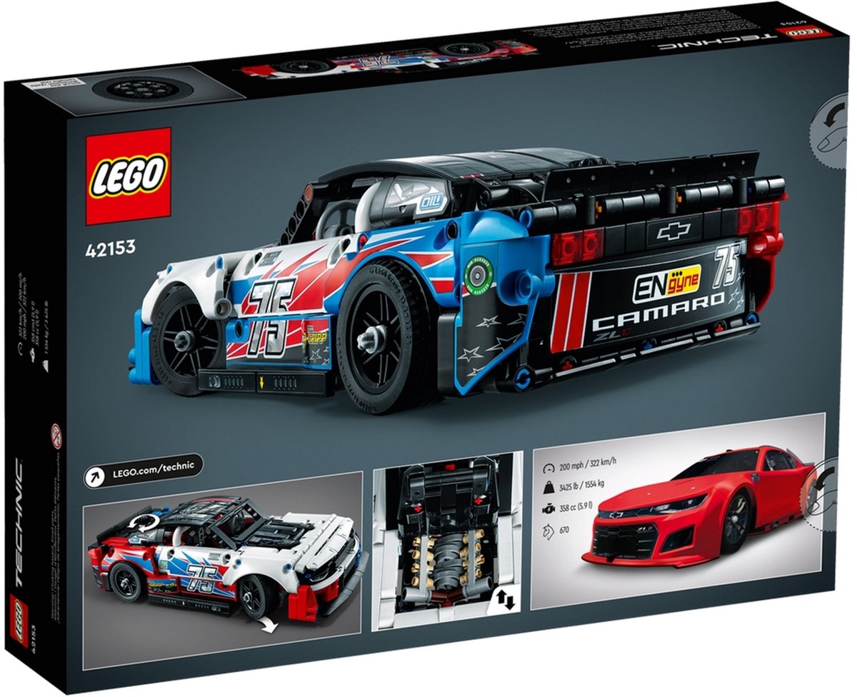 LEGO Technic NASCAR Next Gen Chevrolet Camaro ZL1 Set - 42153 — afbeelding 20