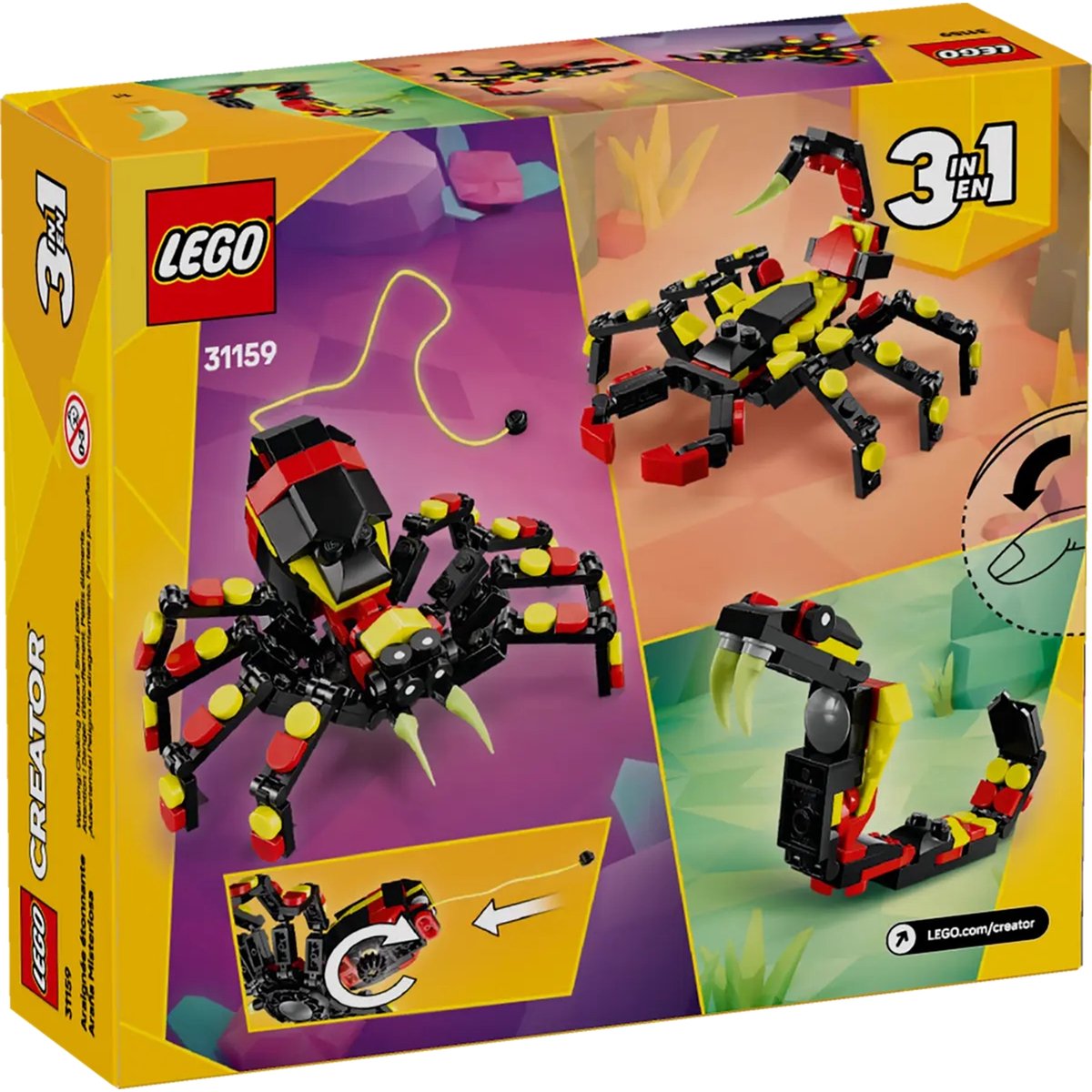 LEGO Creator 3in1 Wilde dieren: spannende spin - 31159 — afbeelding 14