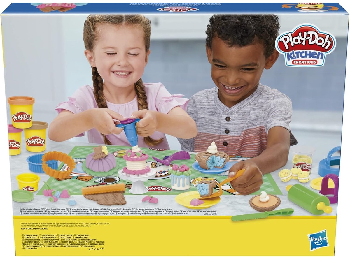 Play-Doh Kitchen Creations - Zoete Taarten Speelset - 3+ Jaar — cadeau in Spellen & Speelgoed - foto 7