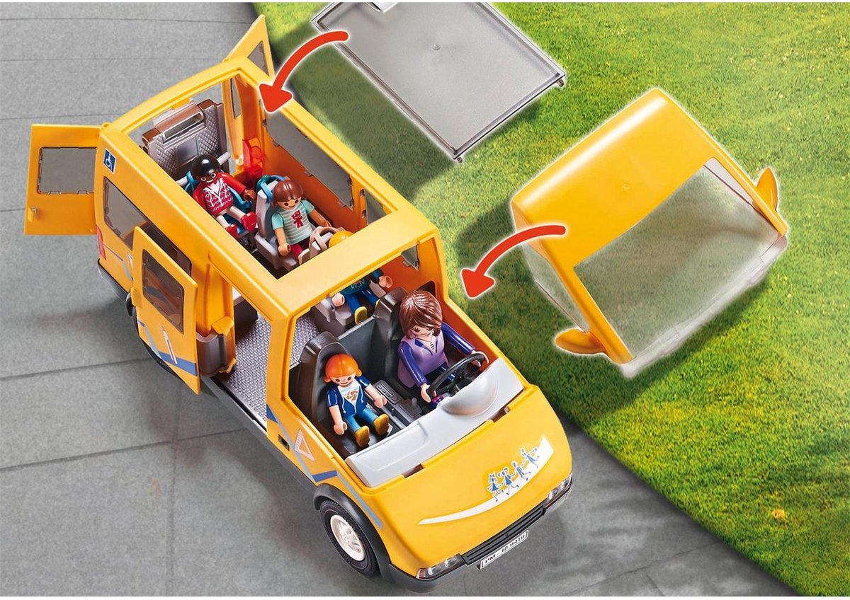 thumbnail image 2 of Playmobil City Life 9419 School Van For Children Ages 4... 2 of 14