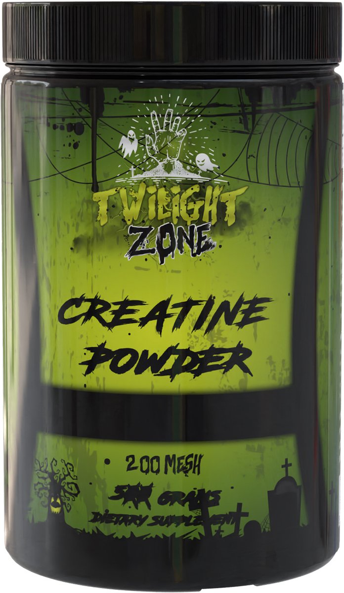 TwilightZone Nutrition Creatine Monohydrate – 500g – 100 Servings – 200 Mesh – Creatine Poeder – Nutriworld