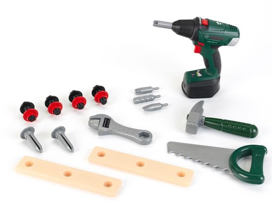 Klein Toys Bosch mini - speelgoed gereedschapskist - Inclusief boormachine - 3+ jaar