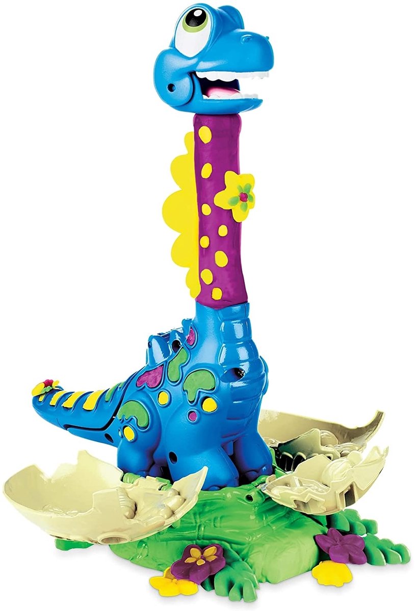 Play-Doh Dino Crew Langnek Bronto - Klei Speelset — afbeelding 4