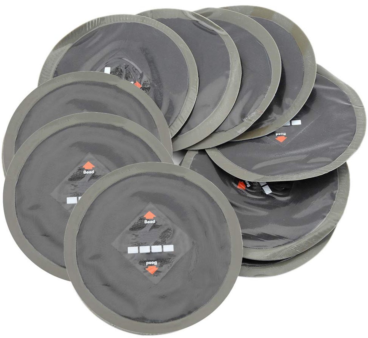 90mm Bandenreparatie Koude Patch - 10 Stuks Natuurrubber - Lichtgewicht en Duurzaam