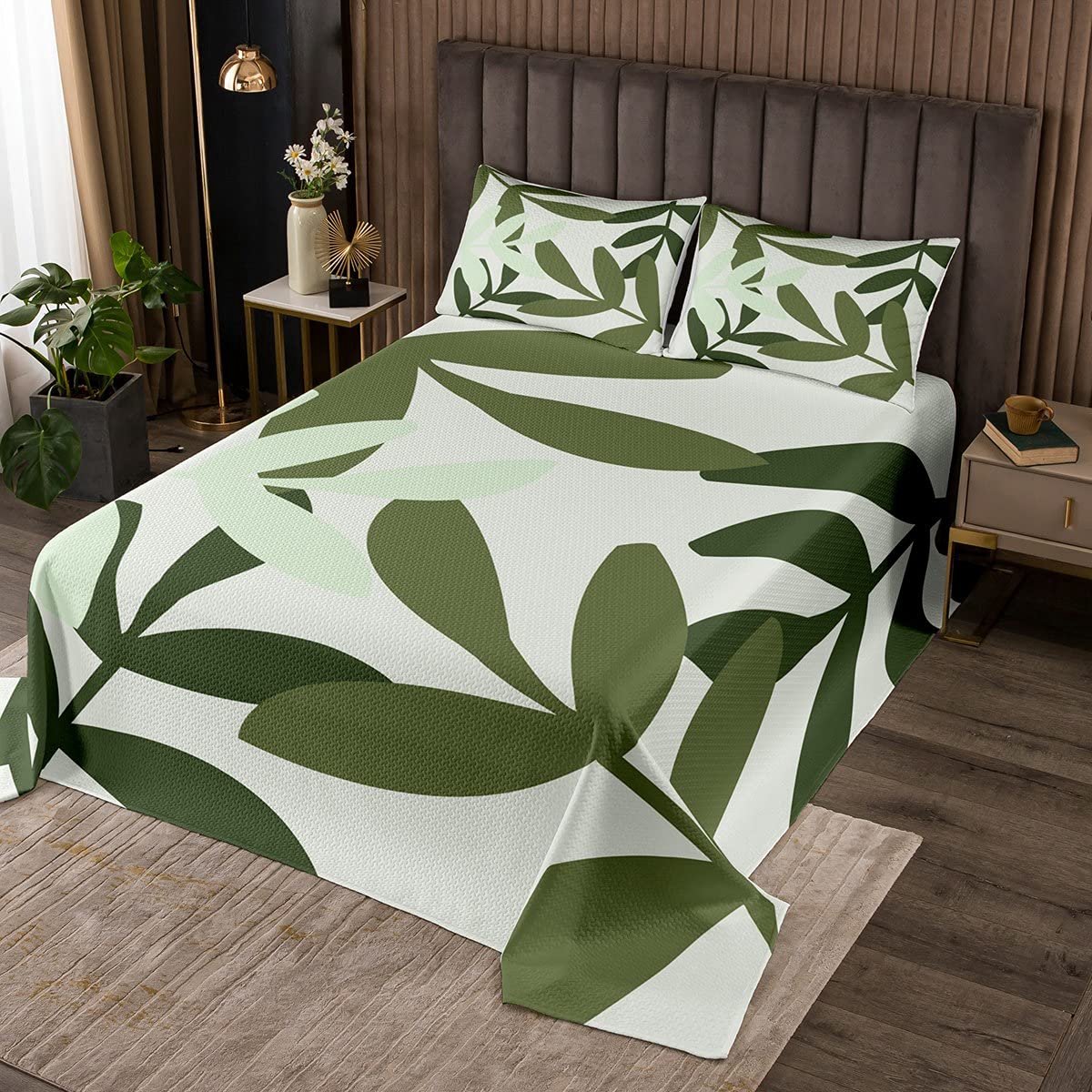 Azomor® Dekbedset met Botanisch Thema en Kussenslopen voor Jongenskamer Decoratie