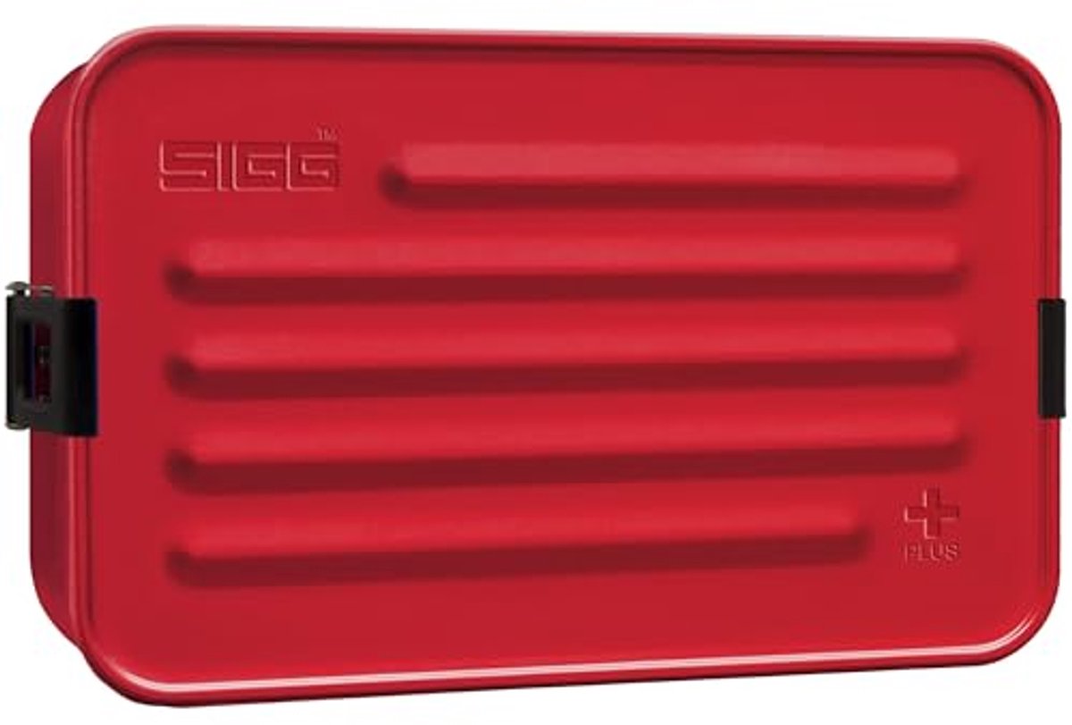 Lichte Aluminium Lunchbox met Scheidingswand - Perfect voor School en Werk