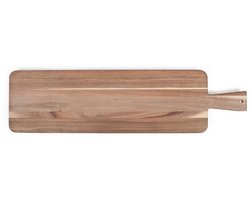 Maxi aperitiefplank - LIVOO - MES151 - FSC acaciahout - 75 x 19,5 cm - Houten poten