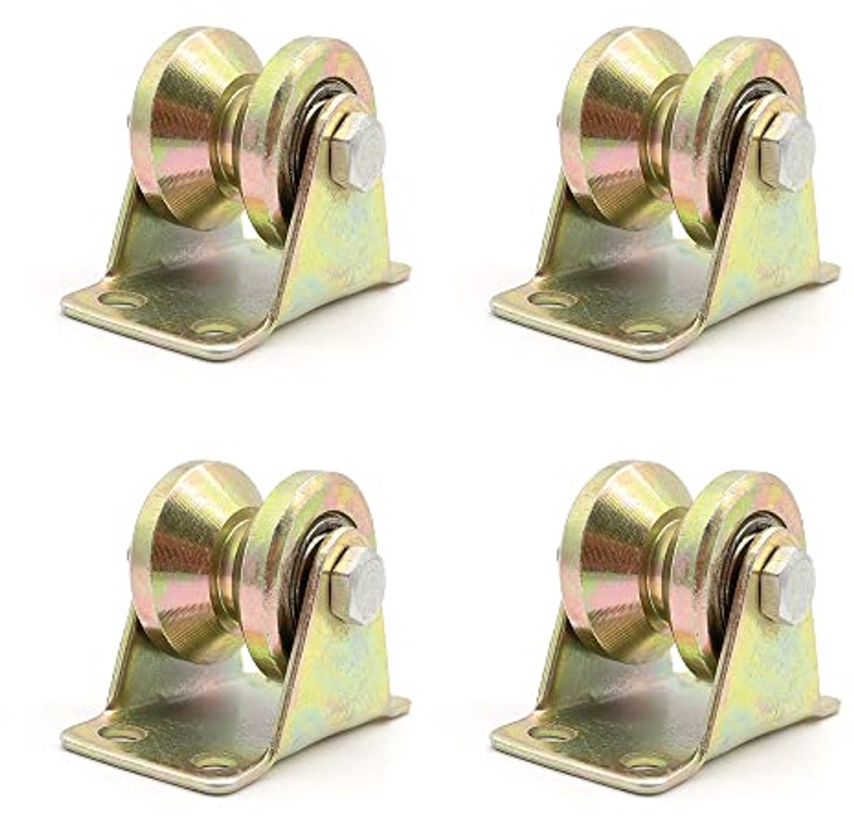 V-Groove Wiel Heavy Duty Caster voor Glijpoort en Rollende Poorten - 4 Stuks