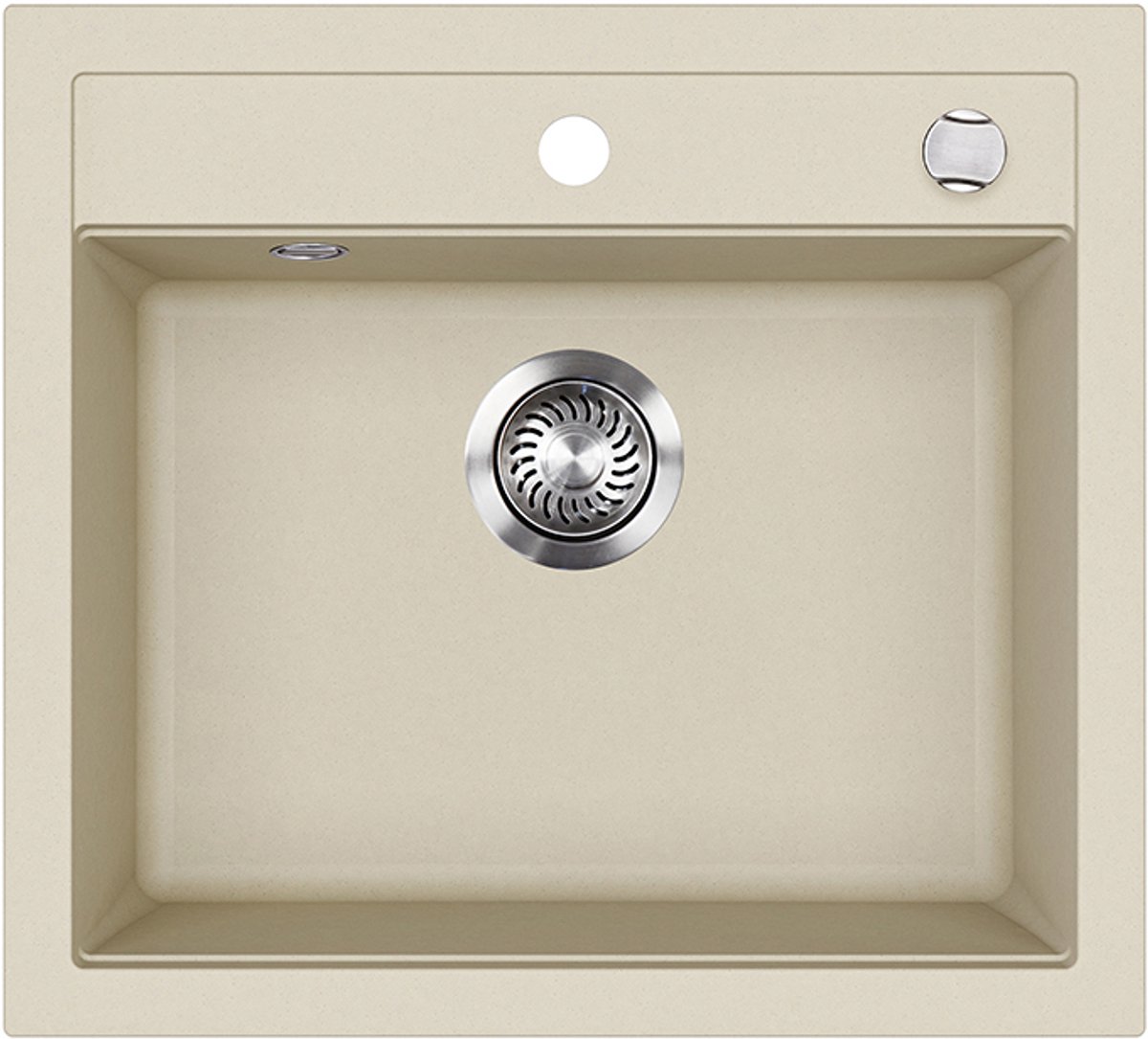 Bergström Paris Spoelbak – 57 x 51 cm Beige