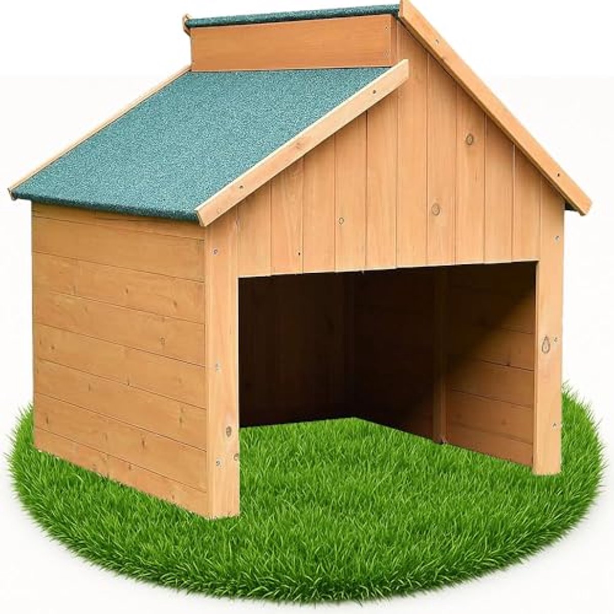 Garage voor robotmaaier - Bescherm je robotmaaiers tegen hitte, UV-stralen en regen, 85 x 85 x 82,5 cm - Garage - €269,44