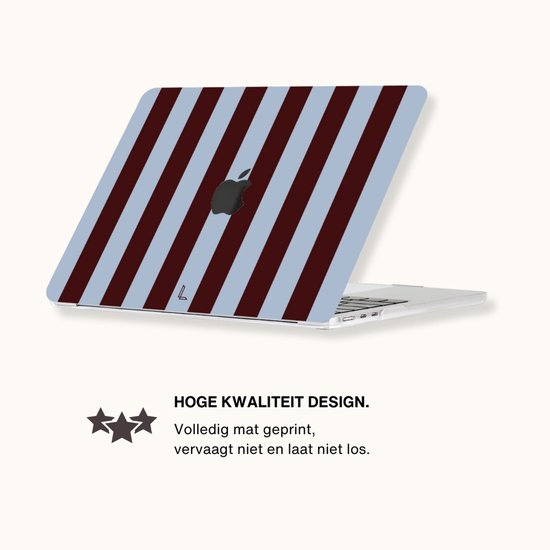 Housse Lunso pour MacBook Air 13 pouces (2022-2025) - Bordeaux