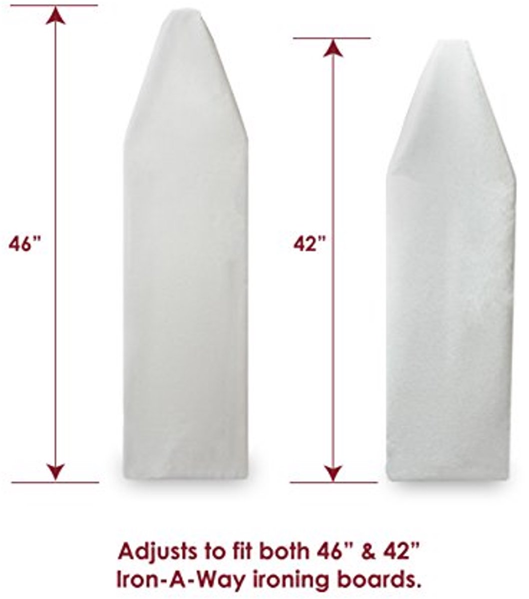 Strijkplank Hoes en Pad Set - Geschikt voor 42" en 46" Strijkplanken