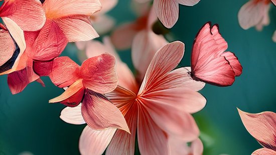 Pure Housse de couette "fleurs" - Multi - (140x200/220 cm) - Microfibre