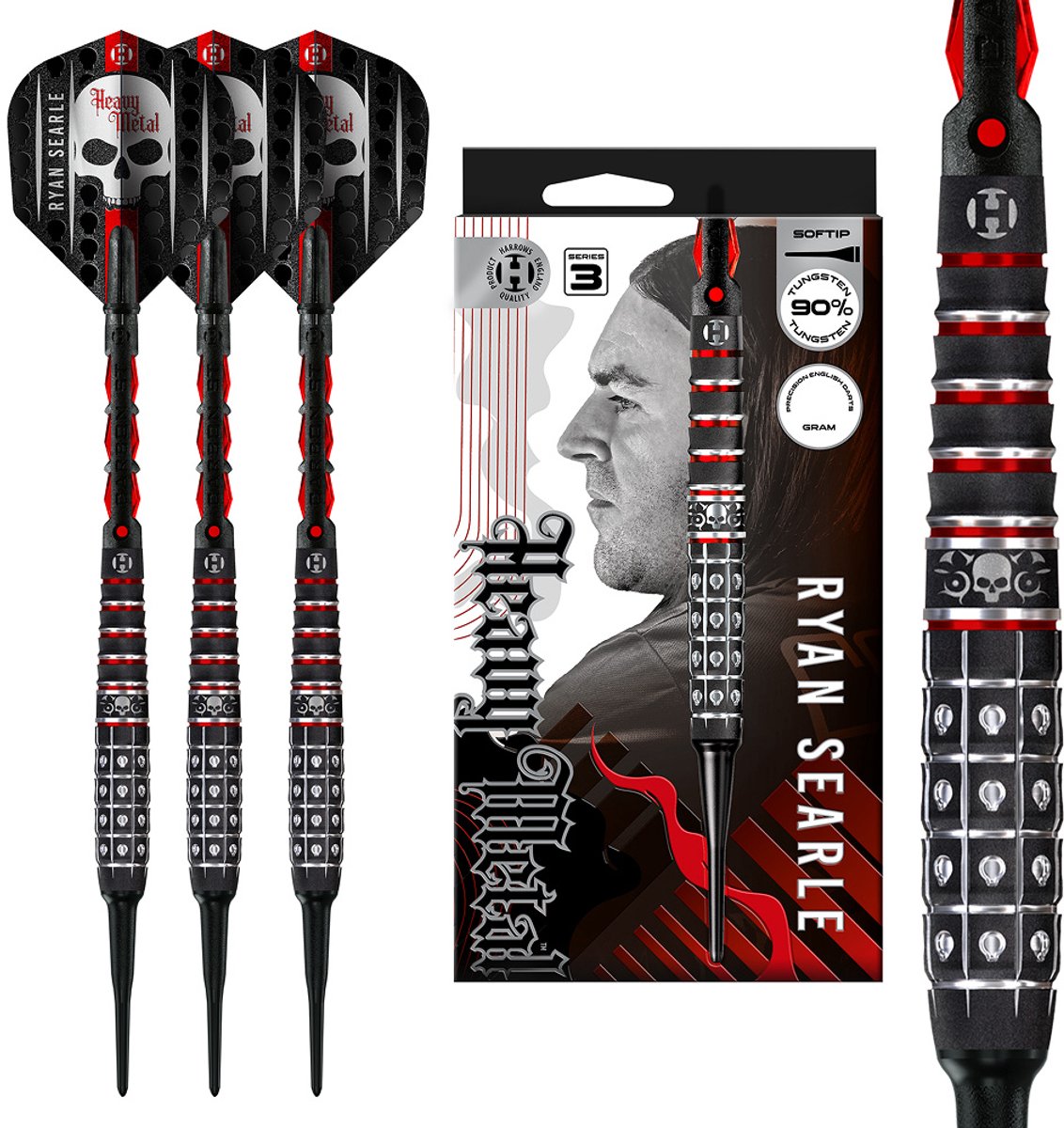 Harrows Ryan Searle V3 90% - Soft Tip Darts