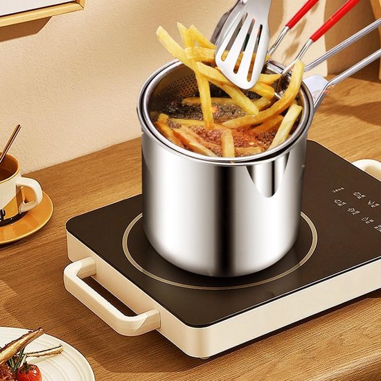 Pot Filtre à Huile 2L En Inox Avec Panier – Récipient Anti-Rouille Pour Friture Et Stockage Cuisine Pot Filtre à Huile 2L En Inox Avec Panier – Récipient Anti-Rouille Pour Friture Et Stockage Cuisine