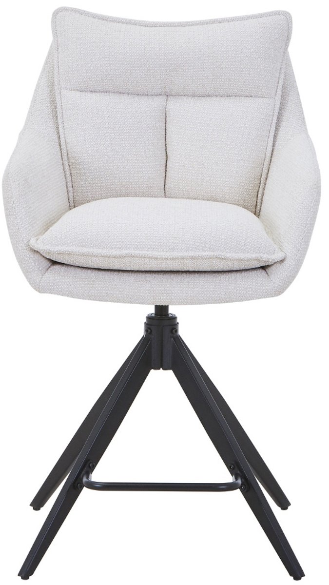 DÉJA Living Barkruk Manon - Beige - Draaibaar - 65cm - Set van 2