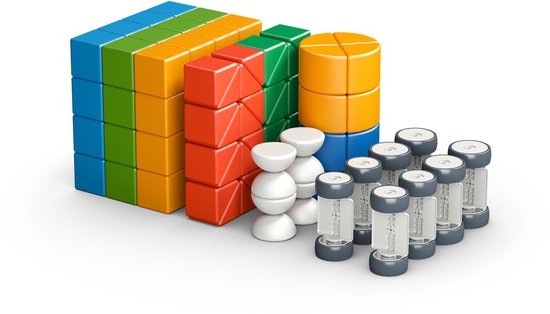 Geomag Geomag Magicube 4 Shapes Recycled Bulk 128 pcs