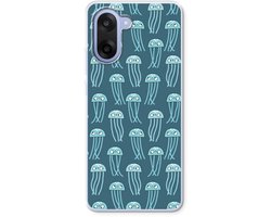 Case Company® - Hoesje geschikt voor OnePlus Nord CE5 hoesje - Kwallie - Soft Cover Telefoonhoesje - Bescherming aan alle Kanten en Schermrand