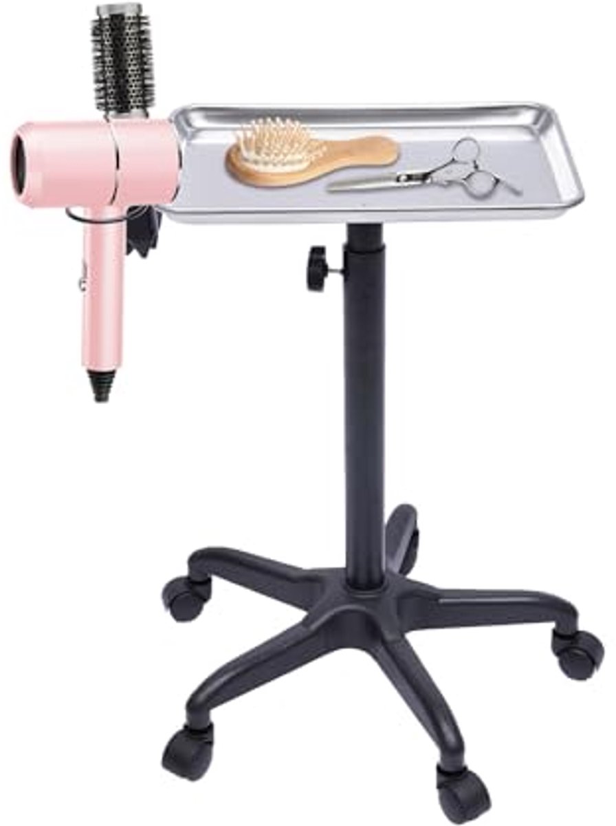 Verstelbare Salon Trolley met Wieltjes en Onderdelen