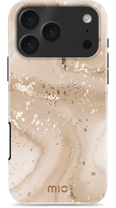 Étui MIO by Mobilize Gold Marble Compatible avec Magsafe pour iPhone 17 Pro Max