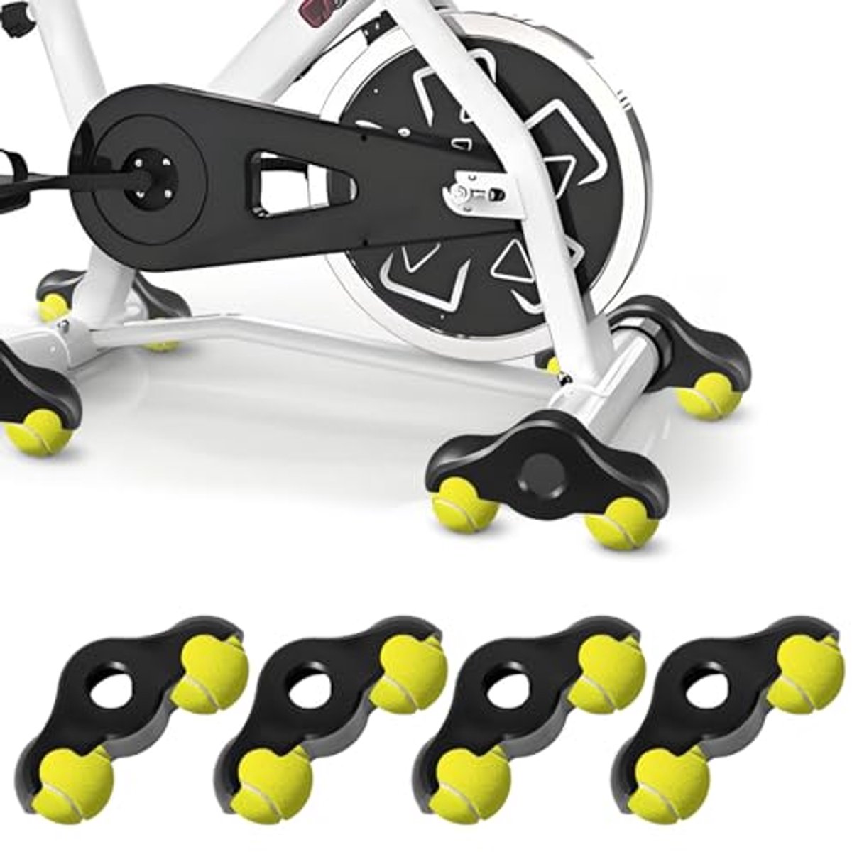 Rocker Plate Voeten voor Indoor Cycling - Stabiliteit en Comfort tijdens het Fietsen