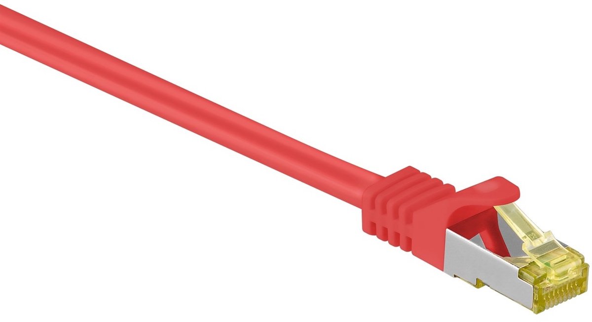 Goobay 140018 - Cat 6 STP-kabel - RJ45 - 10 m - rood