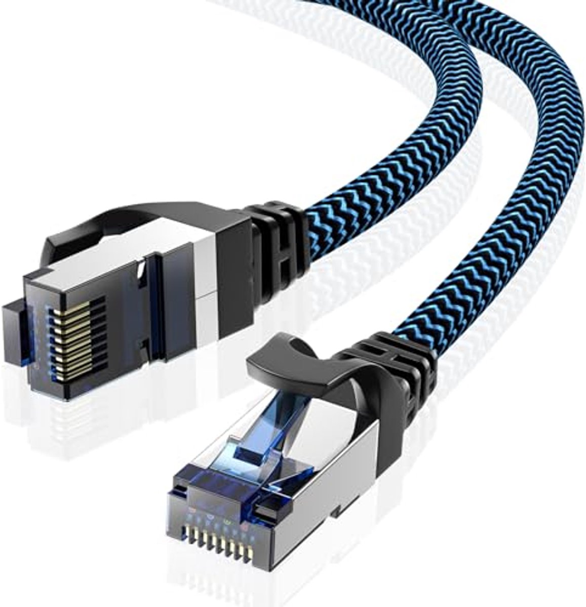Image of 0.5m LAN Cable CAT8 Ethernet Cable - High Speed 40Gbps, Compatible with Router, Laptop, PC