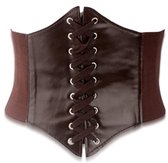 Corset pour femme - Ceinture corset large pour cosplay et Halloween