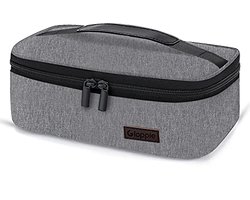 Draagbare Geïsoleerde Lunchtas - Waterafstotende Lunch Bag voor Kinderen - Ideaal voor Maaltijd Prep en Picknick - Grijs