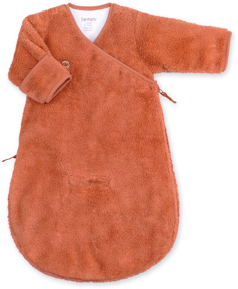 BEMINI Babyslaapzak - MAGIC BAG 1-4m - TOG 2.5 - Zachte warmte - Hazelnoot