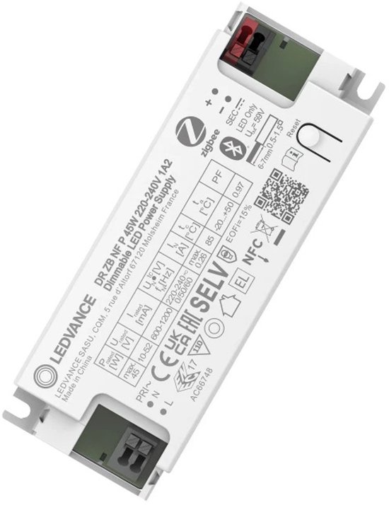 Foto: Ledvance led driver led driver zigbee direct performance 45w 220 240v 1a2 dimbaar ip20