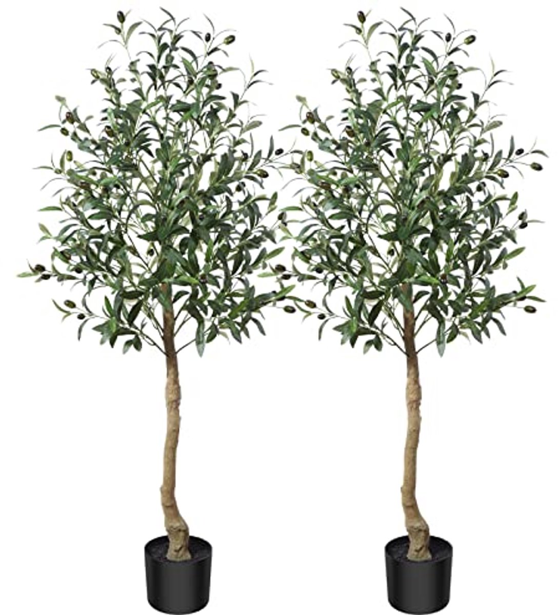 Kunstmatige Olijfboomplant 120 cm - Perfecte Decoratie voor Thuis en Kantoor
