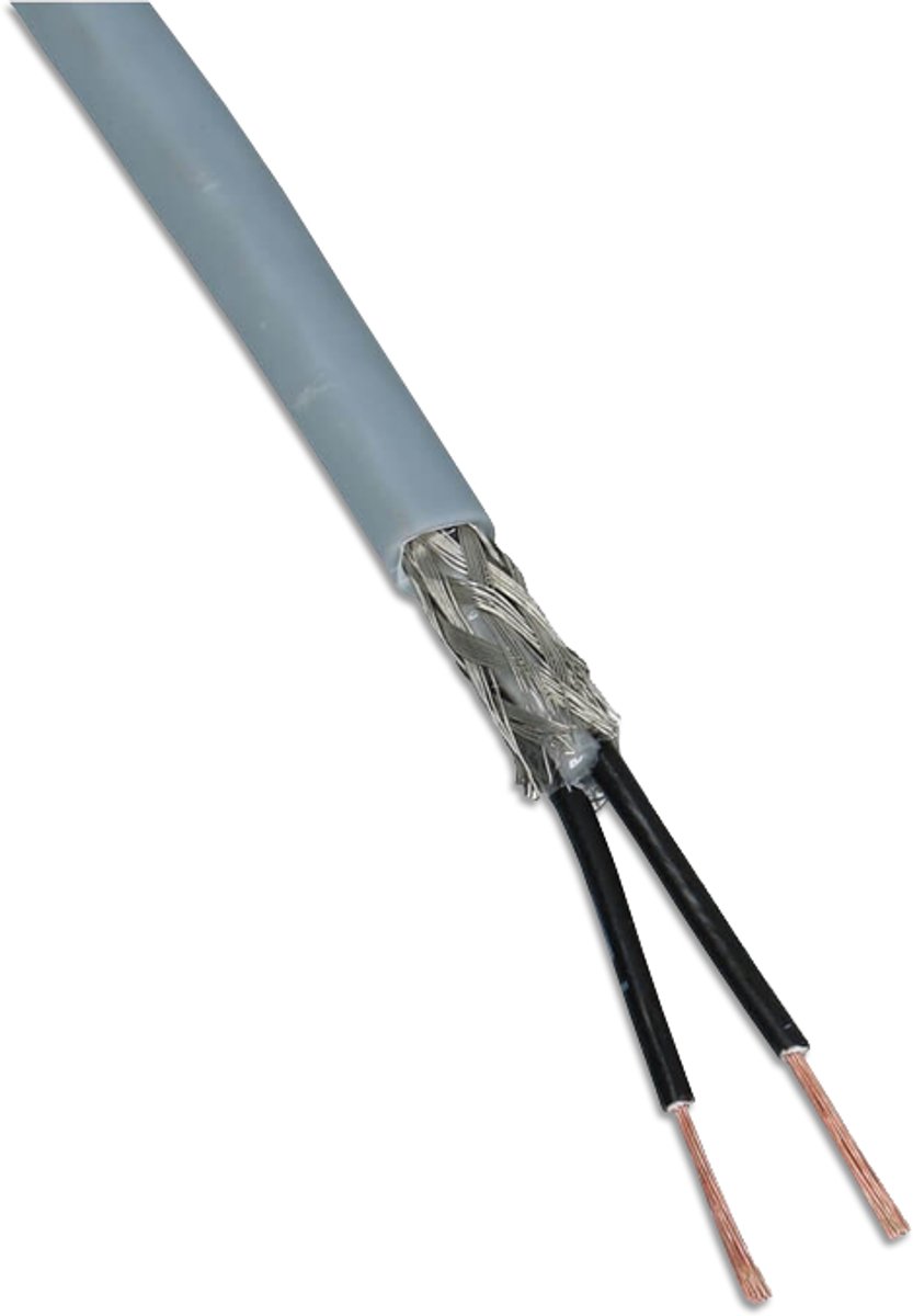 Dynamic Stuurstroomkabel Afgeschermd YSLCY 2 x 0,75 mm² Lengte: 5 meter
