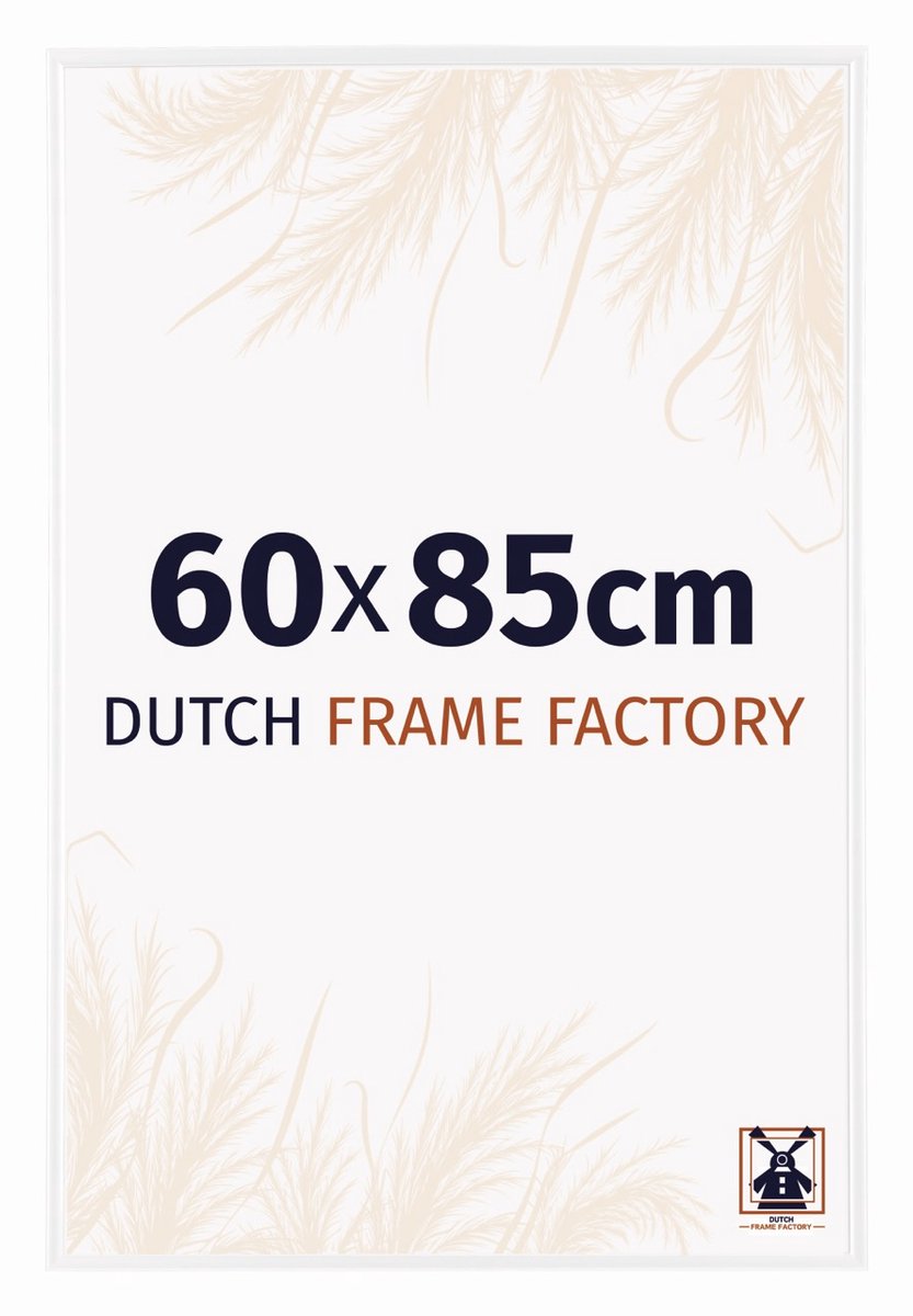 Dutch Frame Factory Fotolijst 60x85 cm - Kunststof - Wit Hoogglans - Easy