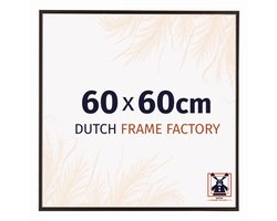 Fotolijst 60x60 cm - Kunststof - Antraciet - Easy