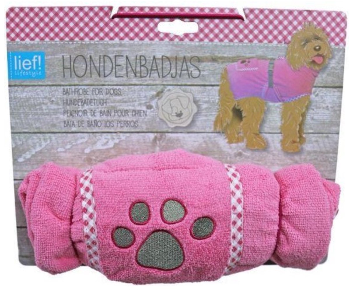 lief! Girls Hondenbadjas - L
