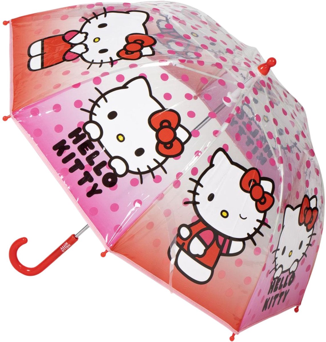 Hello Kitty Handmatige Bubbelparaplu